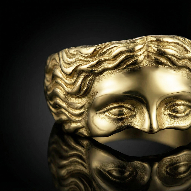 Venus Half Face Open Ring