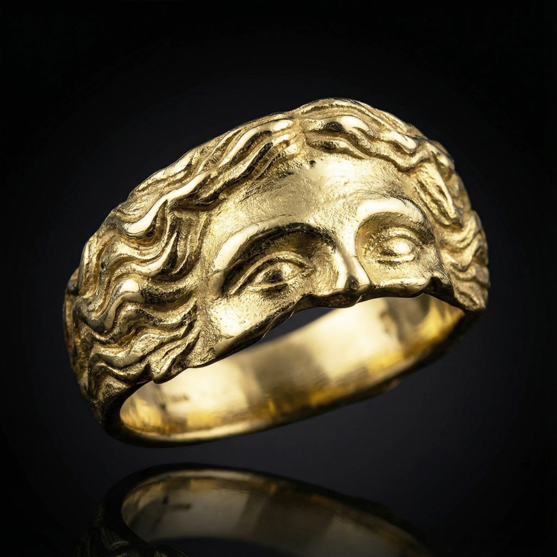 Venus Half Face Open Ring