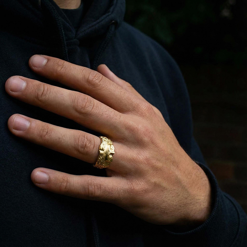 Venus Half Face Open Ring