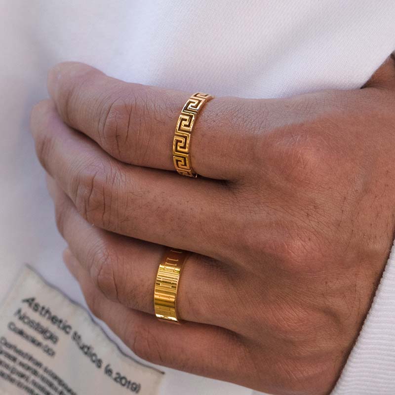 6mm/8mm Roman Numeral Rings