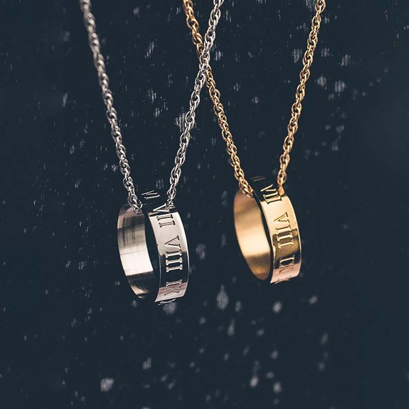 6mm/8mm Roman Numeral Rings