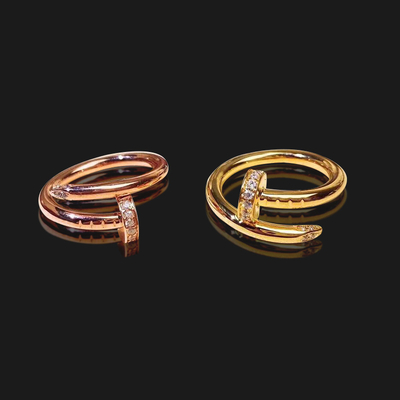 Iced Out Nail Rings