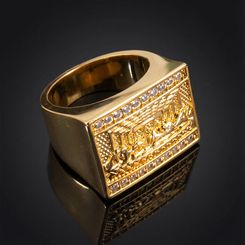 Iced Last Supper Ring for Men