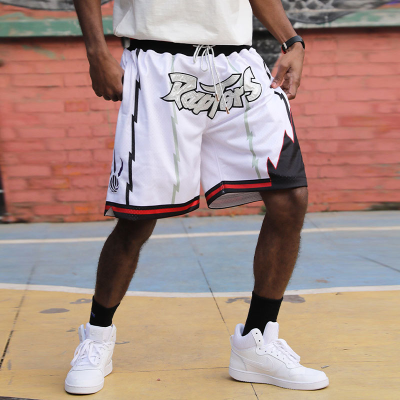 Hip Hop Retro Magic Pocket Embroidered Basketball Shorts