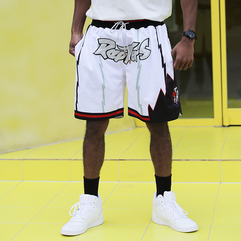 Hip Hop Retro Magic Pocket Embroidered Basketball Shorts