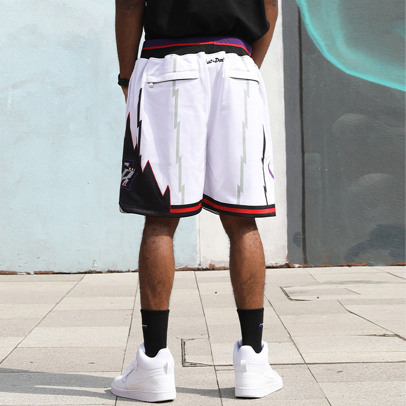 Hip Hop Retro Magic Pocket Embroidered Basketball Shorts