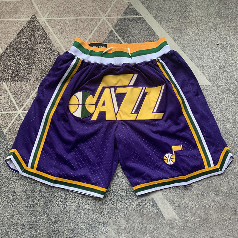 Hip Hop Retro Magic Pocket Embroidered Basketball Shorts