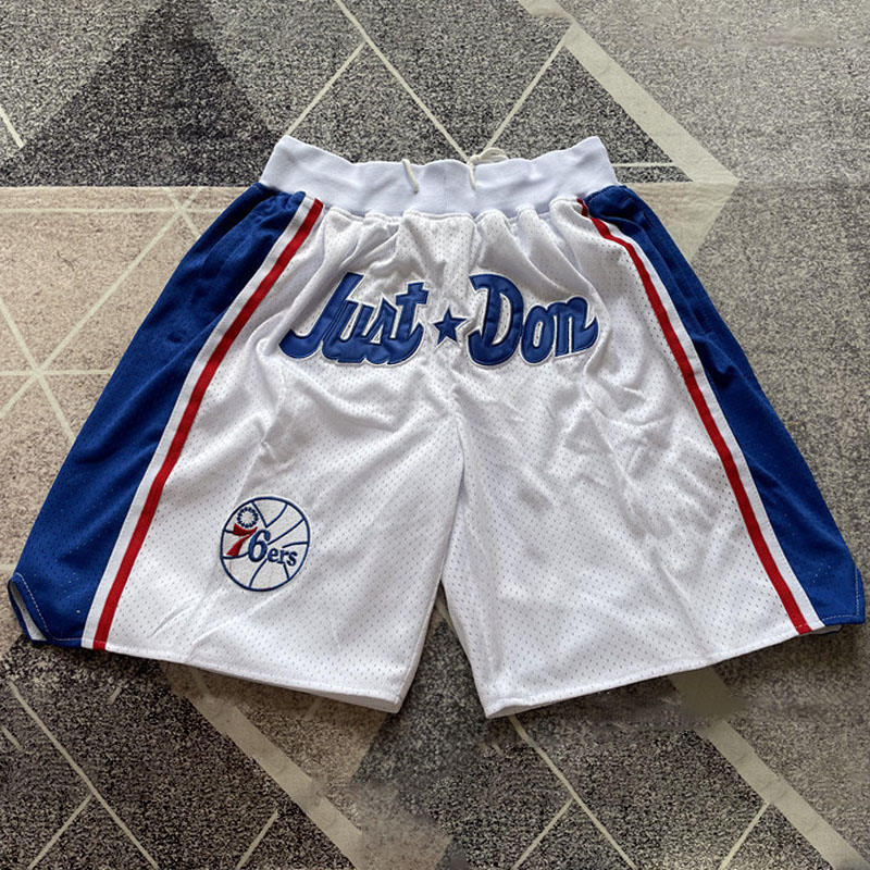 Hip Hop Retro Magic Pocket Embroidered Basketball Shorts