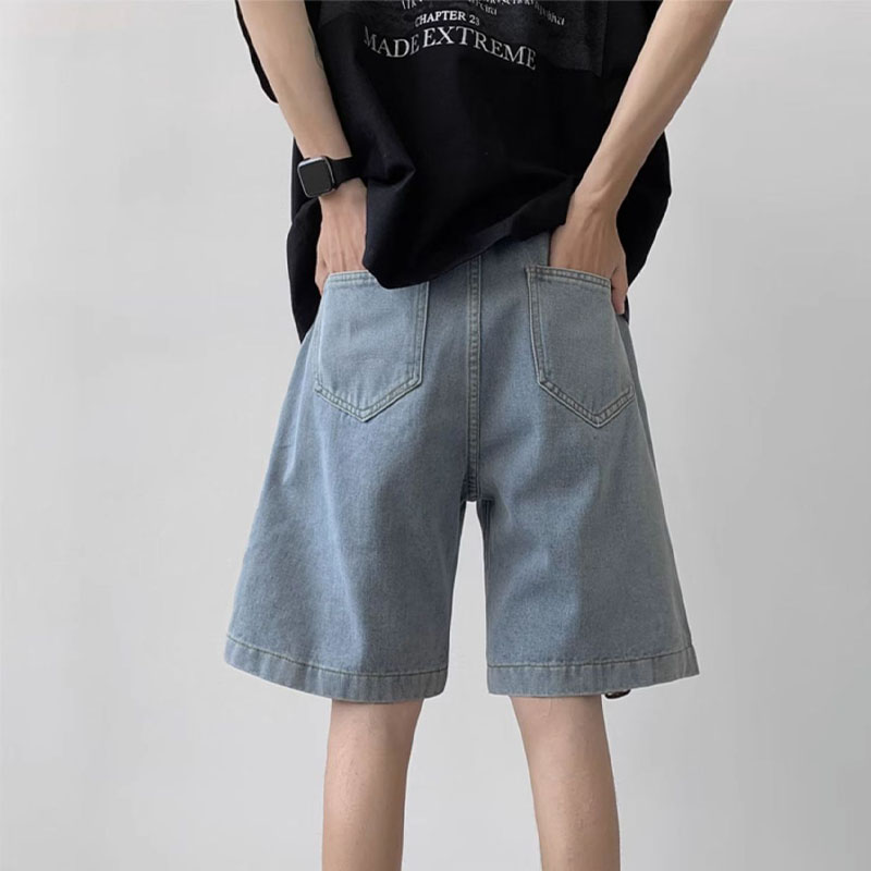 Hip Hop Hollowed Out Ripped Denim Shorts