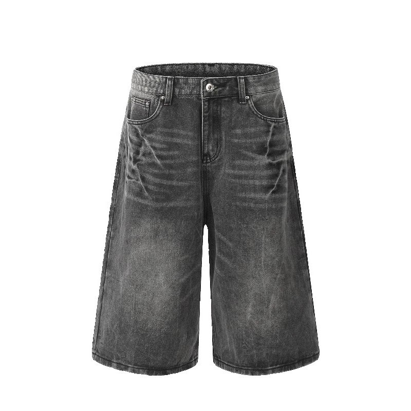 Y2K Vintage Washed Flash Denim Shorts