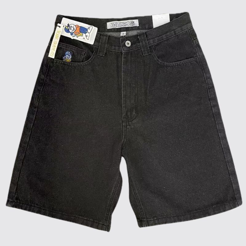 Polar Big Boy Pattern Five Points Denim Shorts