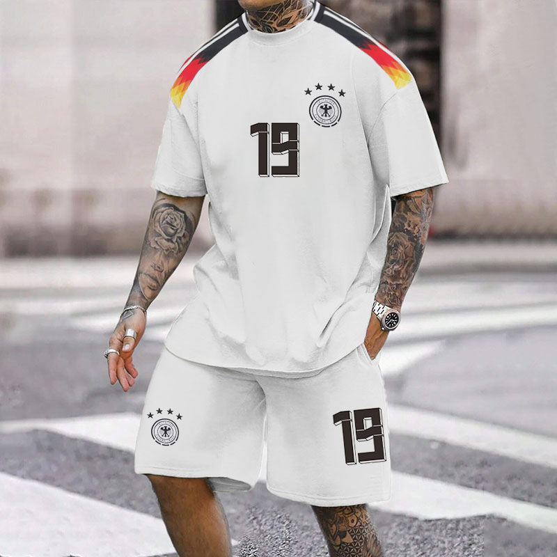 Germany Digital Print Soccer T-Shirt Set (Free Socks)