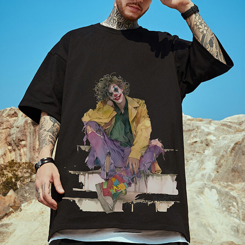 Hip Hop Clown Graphic T-Shirt