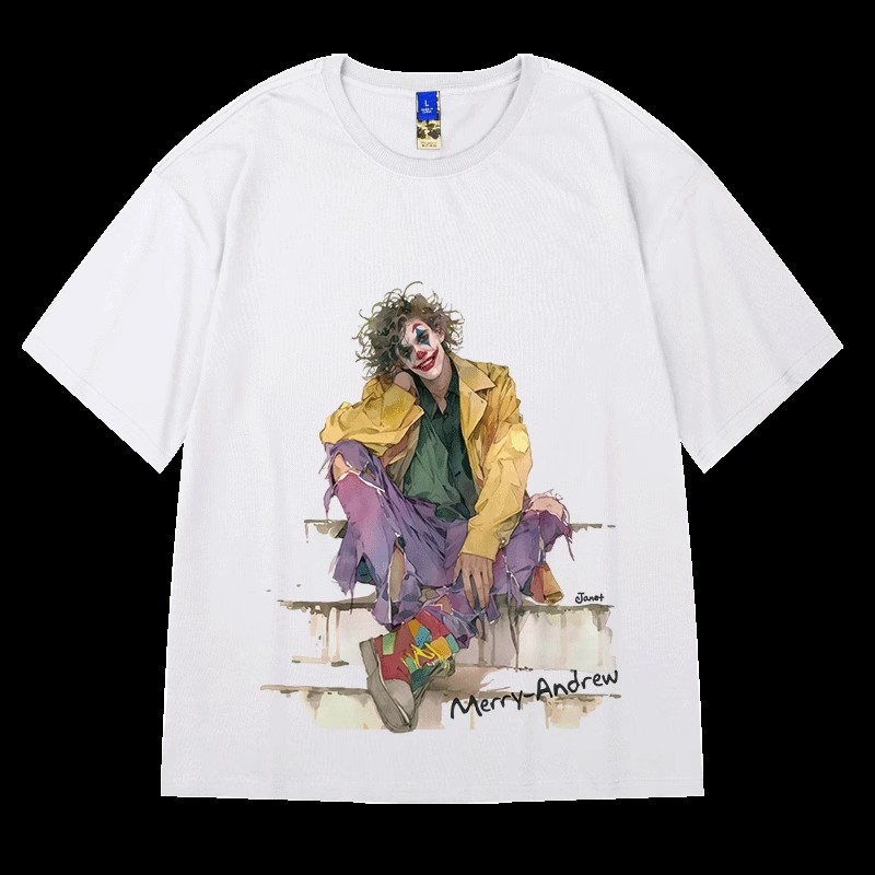 Hip Hop Clown Graphic T-Shirt