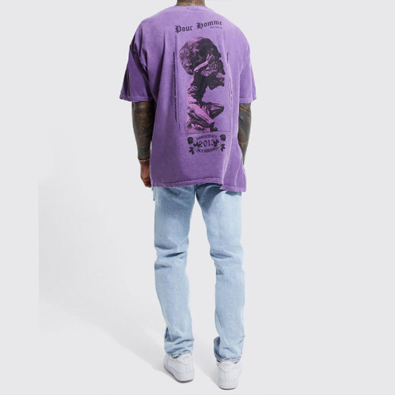 Hip Hop Skull Graphic T-Shirt