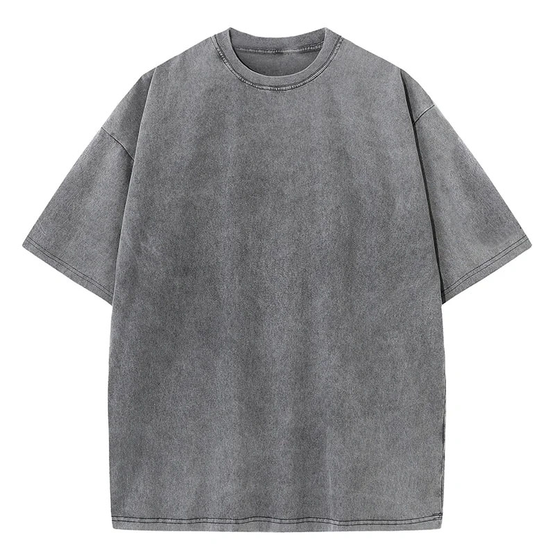 Distressed Snowflake Batik Cotton T-shirt