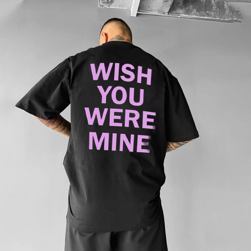 Wish You Were Mine Printed Cotton Tee