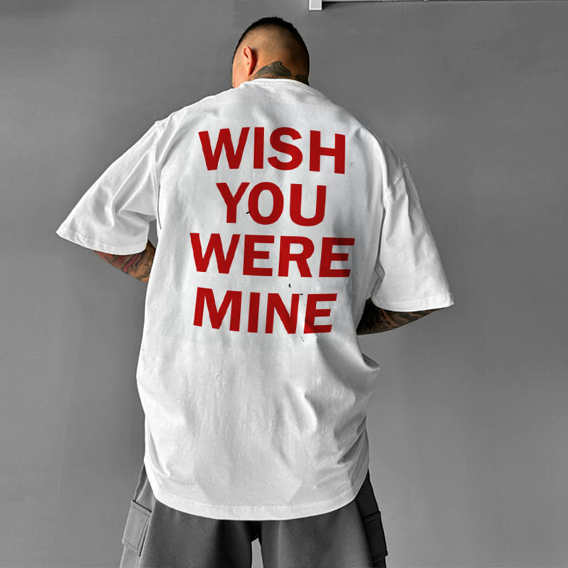 Wish You Were Mine Printed Cotton Tee