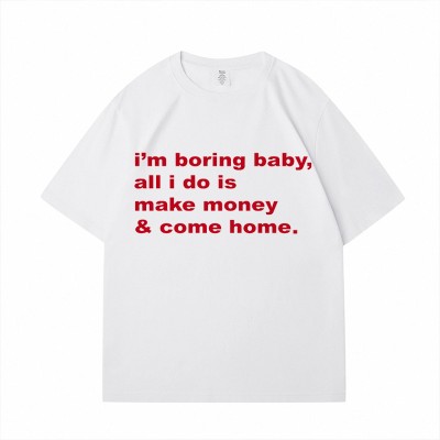 Boring Baby Printed Cotton T-Shirt