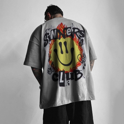 Hip Hop Sinners Club Graphic T-Shirt