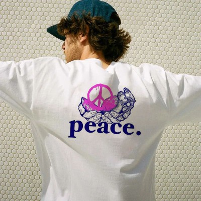 Hip Hop World Peace Graphic T-Shirt