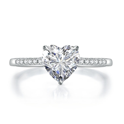 2Ct Heart Cut Engagement Ring