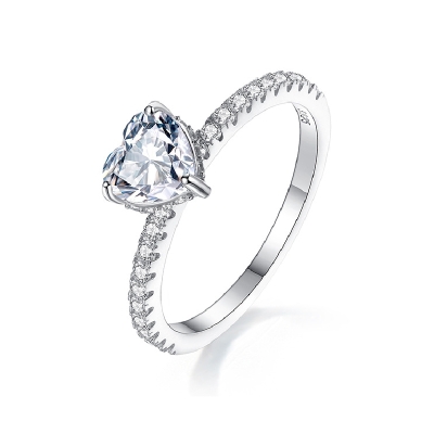 2Ct Heart Cut Engagement Ring