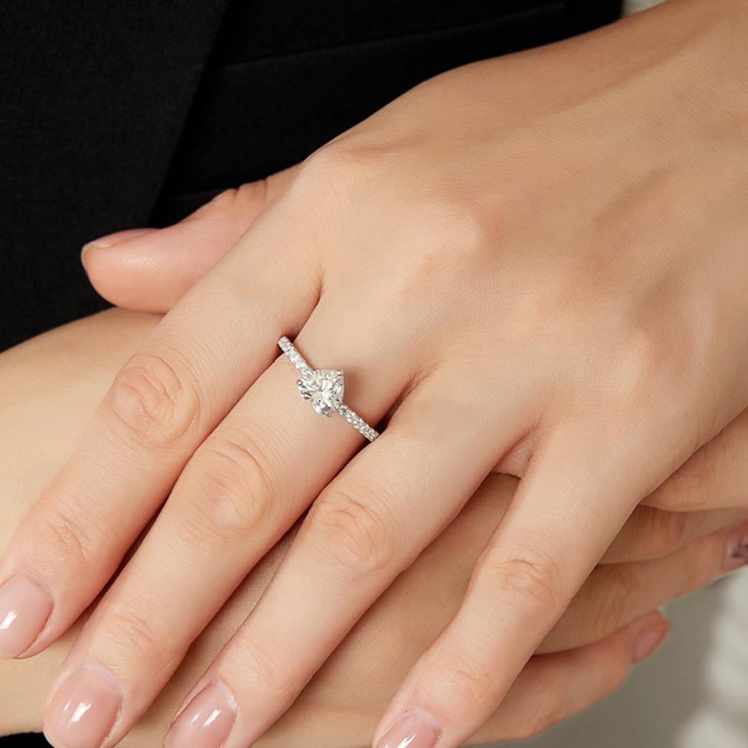 2Ct Heart Cut Engagement Ring 2Ct Heart Cut Engagement Ring