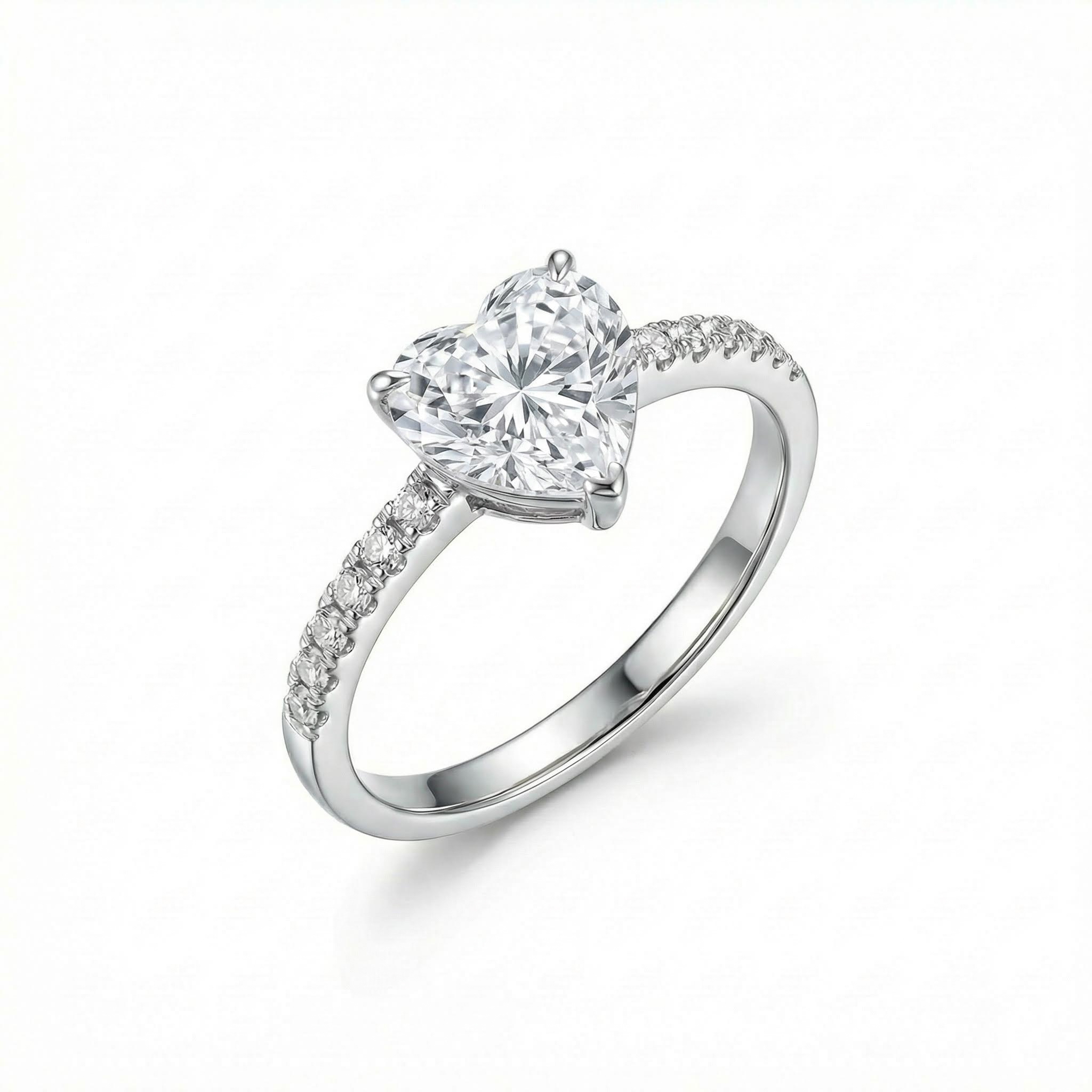 2Ct Heart Cut Engagement Ring 2Ct Heart Cut Engagement Ring