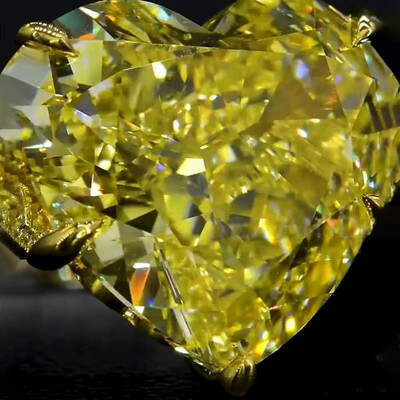 Fancy Yellow Heart Engagement Ring