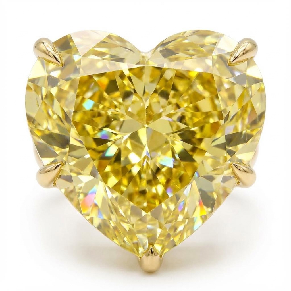 Fancy Yellow Heart Engagement Ring Fancy Yellow Heart Engagement Ring