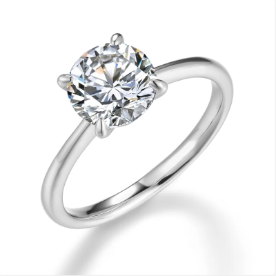 0.5Ct-5Ct Solitaire Diamond Engagement Ring