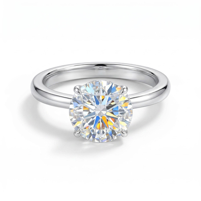 0.5Ct-5Ct Solitaire Diamond Engagement Ring