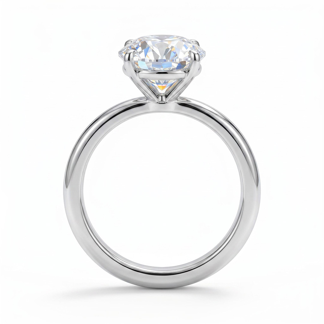 0.5Ct-5Ct Solitaire Diamond Engagement Ring