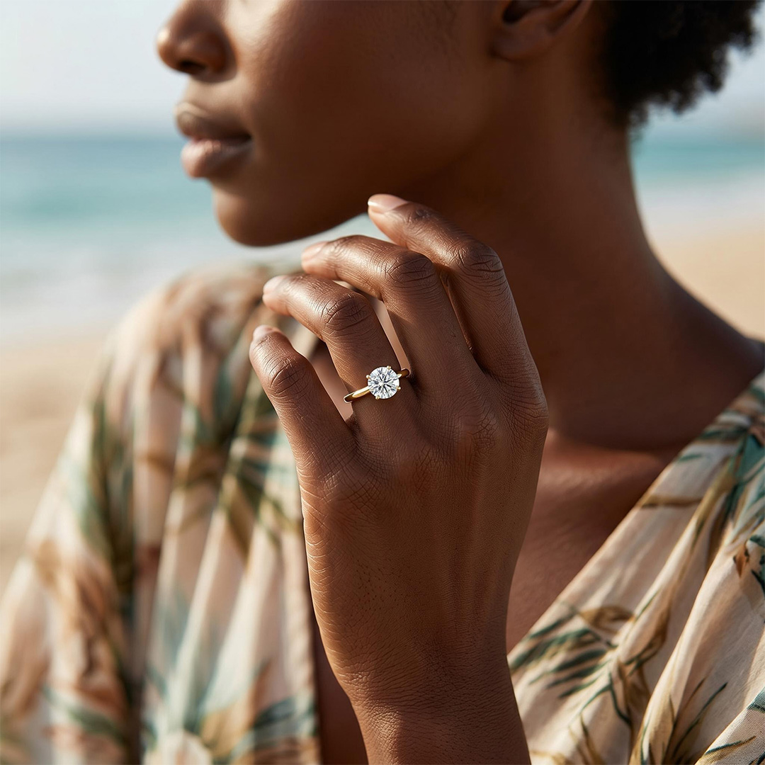 0.5Ct-5Ct Solitaire Diamond Engagement Ring