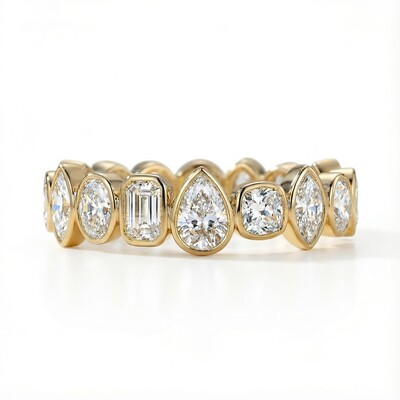 Mixed Shape Diamond Eternity Band