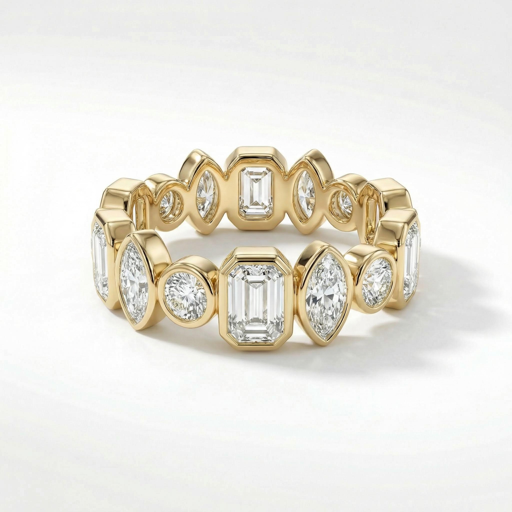 Mixed Shape Diamond Eternity Band Mixed Shape Diamond Eternity Band