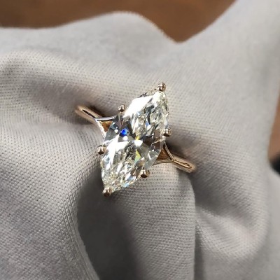 Marquise Cut Engagement Ring