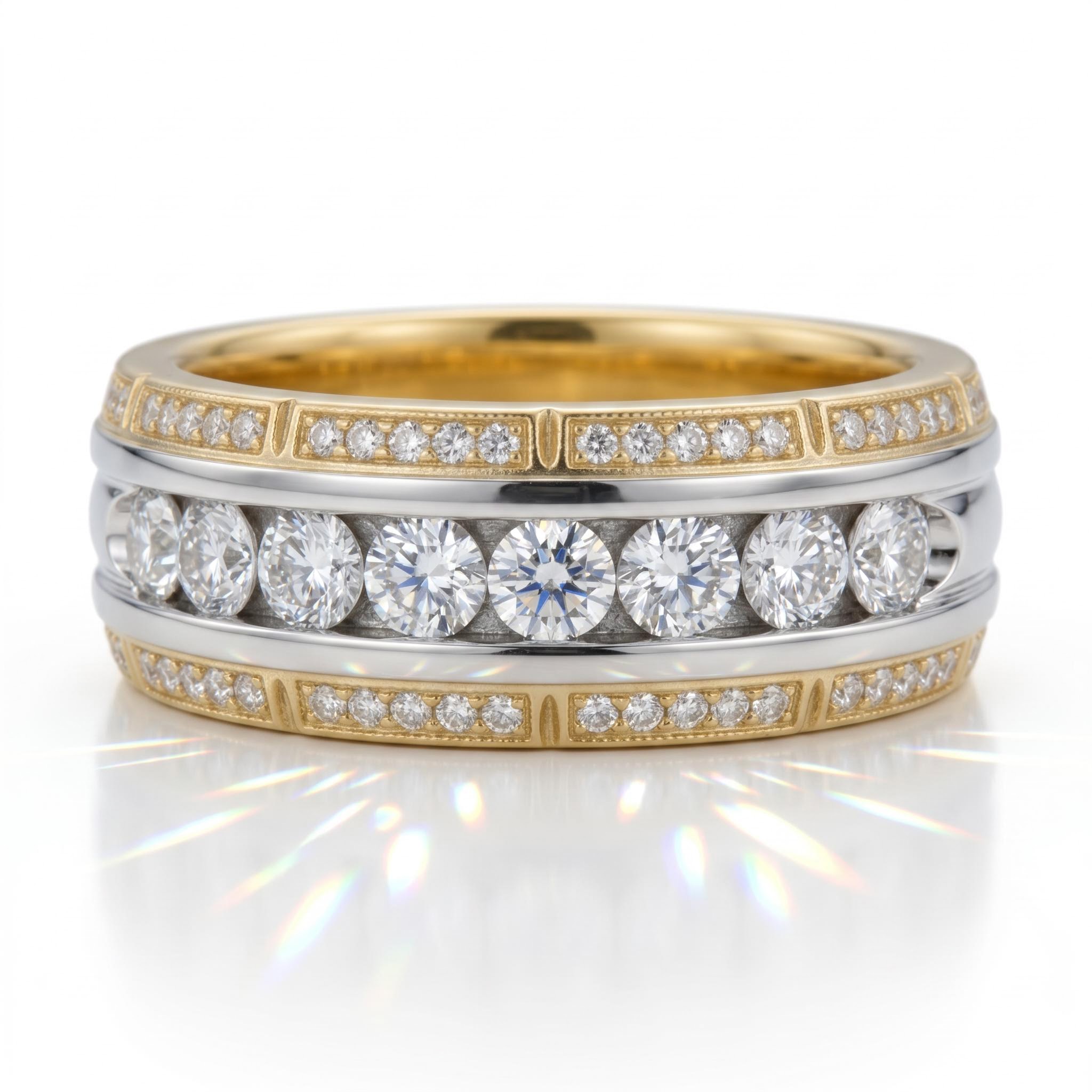 2.64ct. tw. Paved Round Cut Eternity Band