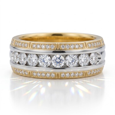 2.64ct. tw. Paved Round Cut Eternity Band