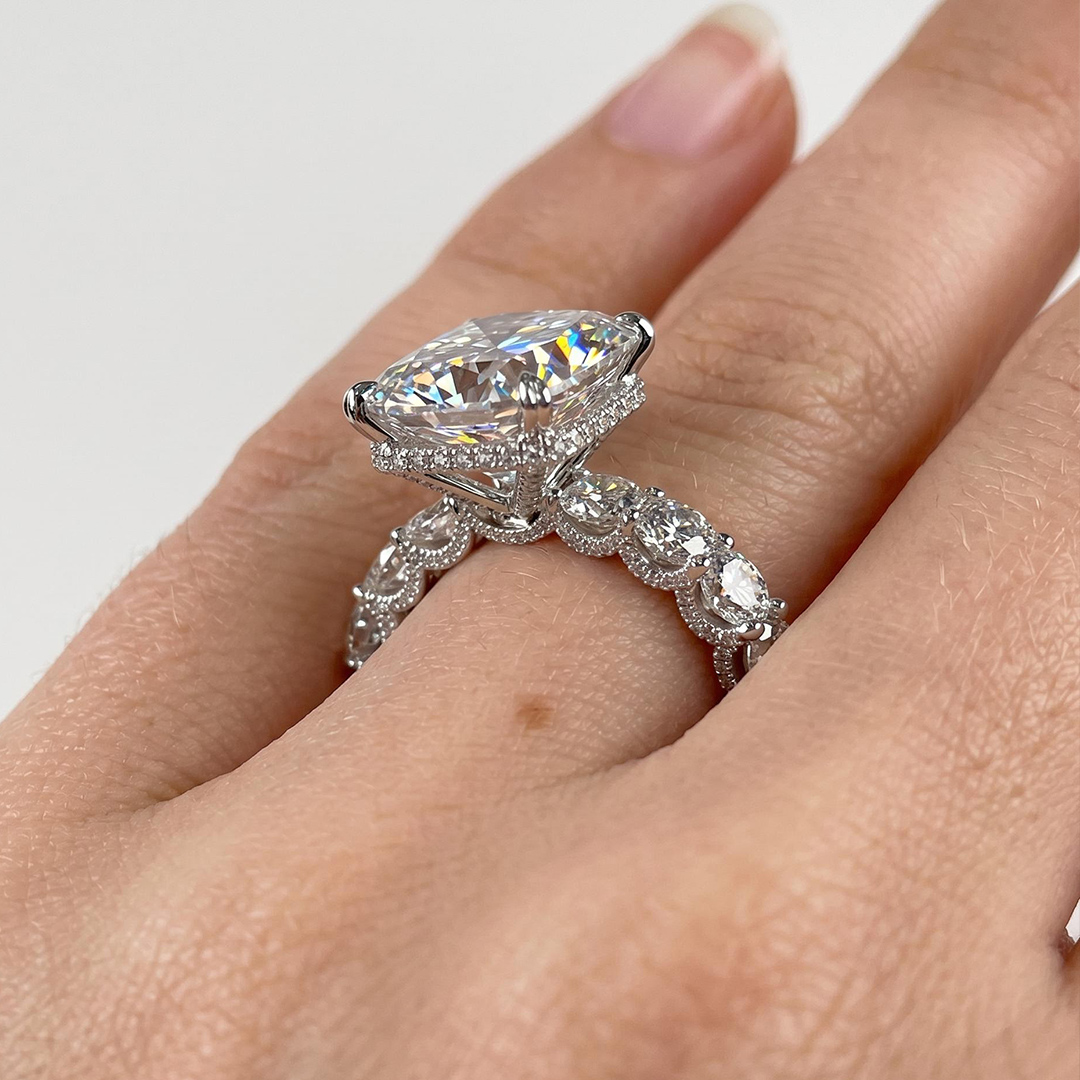 28.28ct. tw. Luxury Radiant Cut Pave Halo Engagement Ring 28.28ct. tw. Luxury Radiant Cut Pave Halo Engagement Ring