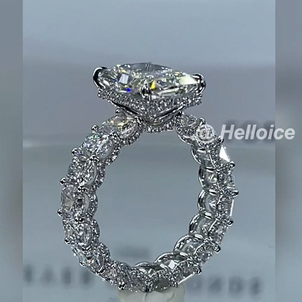 28.28ct. tw. Luxury Radiant Cut Pave Halo Engagement Ring 28.28ct. tw. Luxury Radiant Cut Pave Halo Engagement Ring