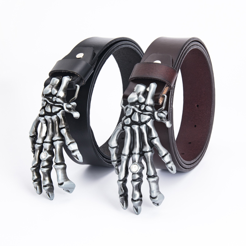 Hip Hop Vintage Skull Hand Claw Belt