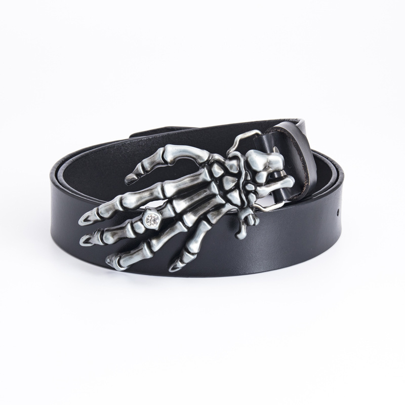 Hip Hop Vintage Skull Hand Claw Belt