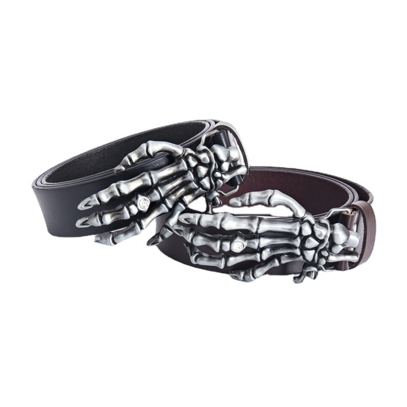 Hip Hop Vintage Skull Hand Claw Belt