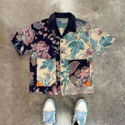 Hip Hop Jungle Camouflage Print Shirt