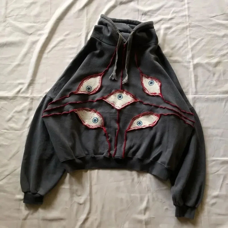 Vintage Y2K Devil's Eye Hoodie