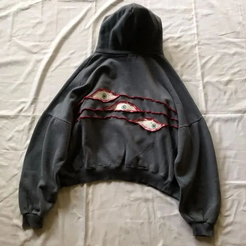 Vintage Y2K Devil's Eye Hoodie