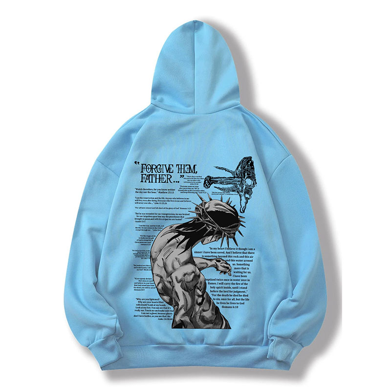 Alphabet Jesus Print Hoodie