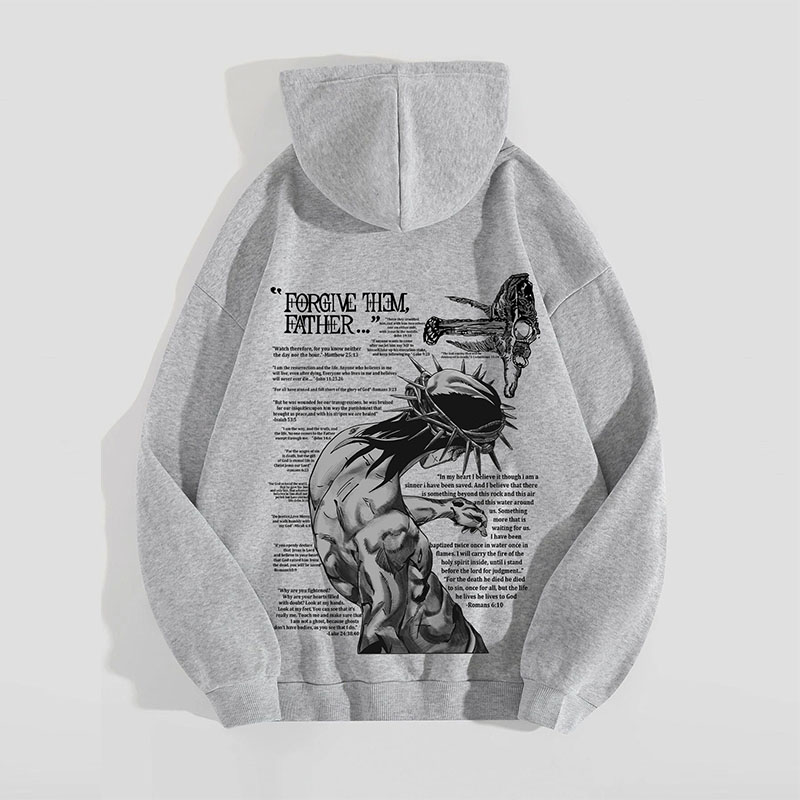 Alphabet Jesus Print Hoodie